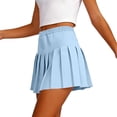 thumbnail image 5 of GUACER Pleated Mini Skort for Women High Waisted Athletic Skirt with Built-in Shorts, Preppy A-Line Casual Tennis Skirt, 5 of 5