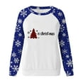 thumbnail image 5 of RKSTN Oversize Sweatshirts for Women Crewneck Christmas Xmas Tree Graphic Print Pullover Hoodless Sweatshirt Top Women's Christmas Print Round Neck Loose Long Sleeve Sweatshirt Winter Fall Deals, 5 of 5