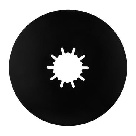 Camco RV 5th Wheel Lube Plate | 12-inches | Black Plastic (44674)