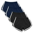 thumbnail image 2 of USSUMA 4-Pack Womens Solid Elastic Waist Yoga and Lounge Shorts Pull‑On Breathable Quick‑Dry Pocketed Activewear for Summer Workout Travel and Everyday Comfort Multipack for Versatile Wear, 4-Pack, 2 of 7