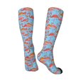 thumbnail image 4 of Haiem Flamingo Socks, Funny Novelty Crazy Design Cotton Socks Sports Socks Knee High Socks For Men, Women,1Pairs - Gift For Working Friends, 4 of 9