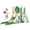 Green Yellow, variant on DKMOCO 6-in-1 Toddler Slide, Climber Slide PlaySet with Basketball Hoop, Telescope & Anti-Slip Pads, Indoor Outdoor Playground Age 1-3, White Gray