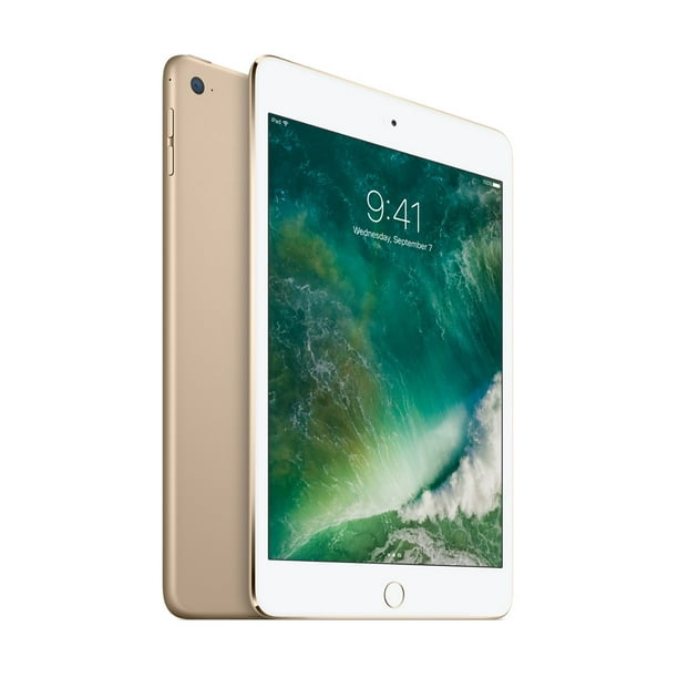 Restored Apple iPad mini 4 Wi-Fi 32GB, Gold (Refurbished)
