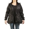 Totes Women's Rain Jacket Black