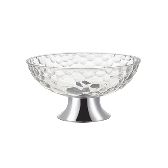 Yuarrent Dessert Serving Bowl Tray Snacks Fruit Bowl Basket for Breads Snacks Home Organizadores de utensilios de cocina Blanco