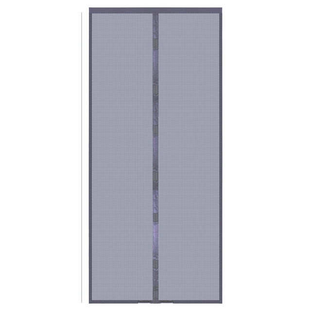 Mosquitera para puerta con imán, mosquitera para puerta, protección contra insectos, cortina mosquitera de fibra de vidrio, sin perforación, para puertas de balcón, puertas de patio, se cierra