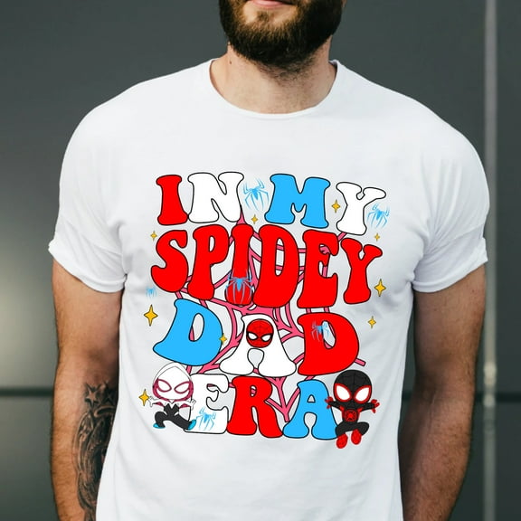 In My Spider Dad Era Shirt, Superhero Dad Era Shirt, Spider Family Matching Shirt, Mothers Day Shirt, Fathers Day Gift, Superhero Era Tee RE