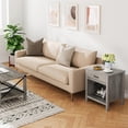 thumbnail image 4 of Yeshouse Mesa auxiliar moderna gris con cajón, mesita de noche versátil y compacta para dormitorio o guardería, fácil de montar y práctica para cualquier habitación, 4 of 7