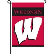 Wisconsin Badgers 2-Sided Garden Flag 13" x 18" University of