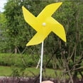 thumbnail image 2 of koolsoo 100 Pcs Éoliennes à Roue Classiques pour Maison et Jardin Pelouse Cour Camping Jaune, 2 of 7