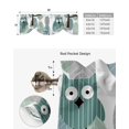 thumbnail image 5 of Leaves Tree Trunk Owl Window Valance Curtain Kitchen Cafe Short Curtains Living Room Tie-Up Valance Curtain, 5 of 6