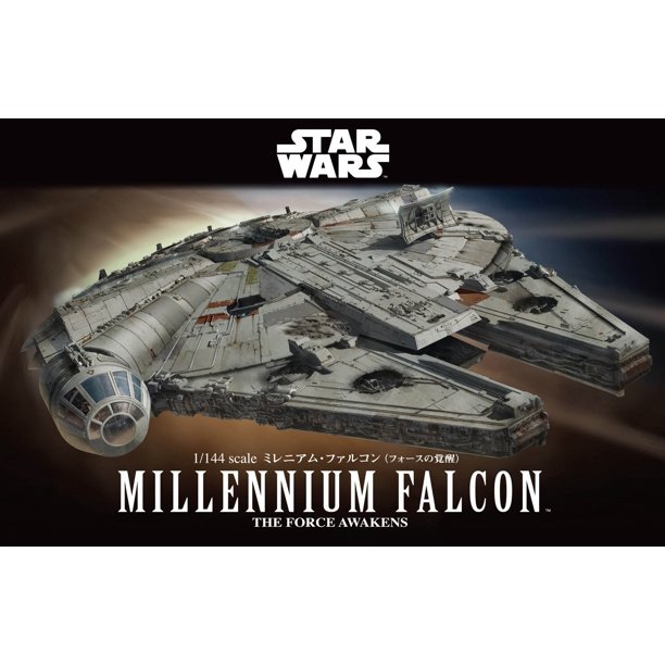 bandai millennium falcon model kit