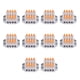 thumbnail image 4 of 10Pcs Lever Nut Wire Connectors Quick Compact Splice Conductors Push in Terminal Block 223‑4P, 4 of 5