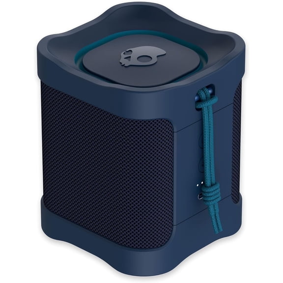 Skullcandy Terrain Mini Wireless Speaker, IPX7 Waterproof Portable, 14 Hour Battery, Nylon Wrist Wrap & True Stereo