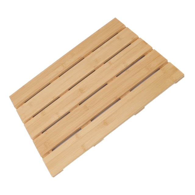 Bamboo Bath Mat, Bamboo Bathmat Comfortable Multifunctional Wide Application For Entrance