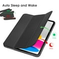 thumbnail image 2 of DTTO Case for iPad 10th Generation Case 2022, iPad 10.9 Case with Soft TPU Translucent Frosted Back Cover, Slim Shell Stand Protective Case with Auto Wake/Sleep, Support Touch ID-Black, 2 of 6