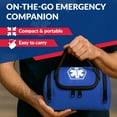 thumbnail image 6 of Dixie EMS Dixigear Empty First Responder II Bag 10.5" x 5" x 8" - Blue, 6 of 8