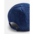thumbnail image 3 of No Boundaries Women's Cotton Twill Baseball Hat, Blue, 3 of 3