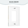 thumbnail image 4 of ZICANCN Outlet Covers Wall Plate, Tropical Jungle Leaves Light Switch Cover Decorative, Duplex Toggle Combo 1-Gang, 4 of 9