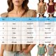 thumbnail image 4 of TaTaai Women's Casual Summer Top Square Neck Short Sleeve Flutter Sleeve Linen Fabric Solid Color Cropped Casual Blouse Gift, 4 of 6