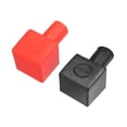 thumbnail image 4 of Cubierta de terminal de batería Unique Bargains 2 pares, protector de cable, tapas de lugs para coches y barcos 0.71"x1.63"x0.59" negro rojo, 4 of 7