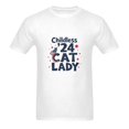 thumbnail image 4 of Hanmun This Childless Cat Lady is Voting Kamala-Harris 2024 Retro Men T-Shirt Size S-3XL, 4 of 5