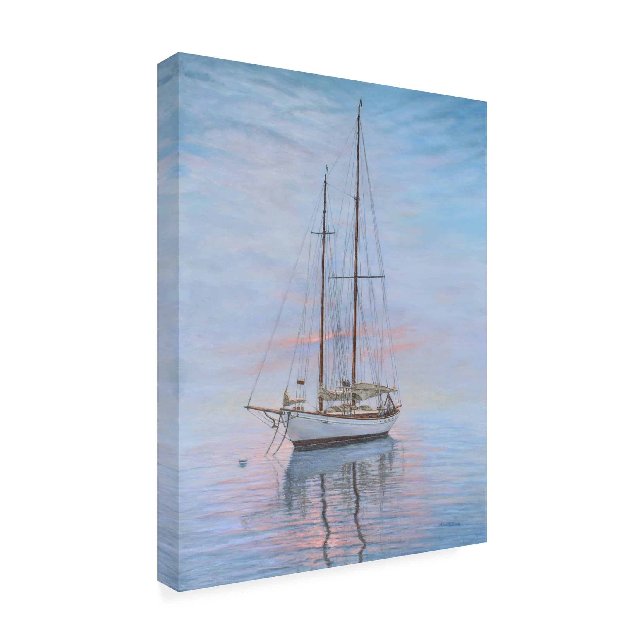 Canvas Wall Art - Bruce Dumas 'Restful Spirit' Wall Art for Living Room, Bedroom, or Office Décor by Trademark Fine Art - 18 x 24 Inches