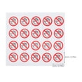 thumbnail image 2 of IDEANATEGRATE 20Ud Adhesivas De Advertencia No Tocar Con Visible Y Material Duradero, 2 of 6
