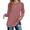 Dark Pink, variant on Zeagoo Long Sleeve Tunic Tops For Women Womans Top Fall Casual Long Shirts Crew Neck Sweatshirts Fall Outfits For Women 2025