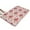 Pink Christmas Red, variant on Pink Christmas Red Truck and Snowman Flannel Non Slip Door Rugs,Washable Door Mats Indoor,Decorative Door Mats,Dirt-Resistant and Absorbent Doormat for Entrance,Bedroom,Kitchen,Bathroom,23.5"x16"