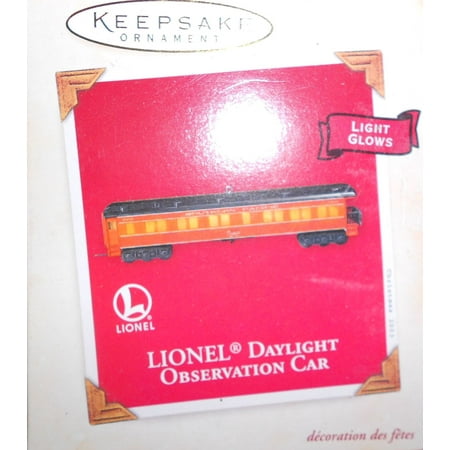 Hallmark QXI8327 Lionel Southern Pacific Daylight Observation Car Christmas