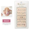 thumbnail image 1 of WREESH 3D Bronzing Imitation Diamond Nail Sticker Nail Art Accessories, 1 of 2