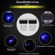 thumbnail image 4 of Dww-50 piezas de luces ambientales LED azules para coche, luces enchufables de 5 V, mini kit de iluminación ambiental interior para coches, portátiles, 4 of 5