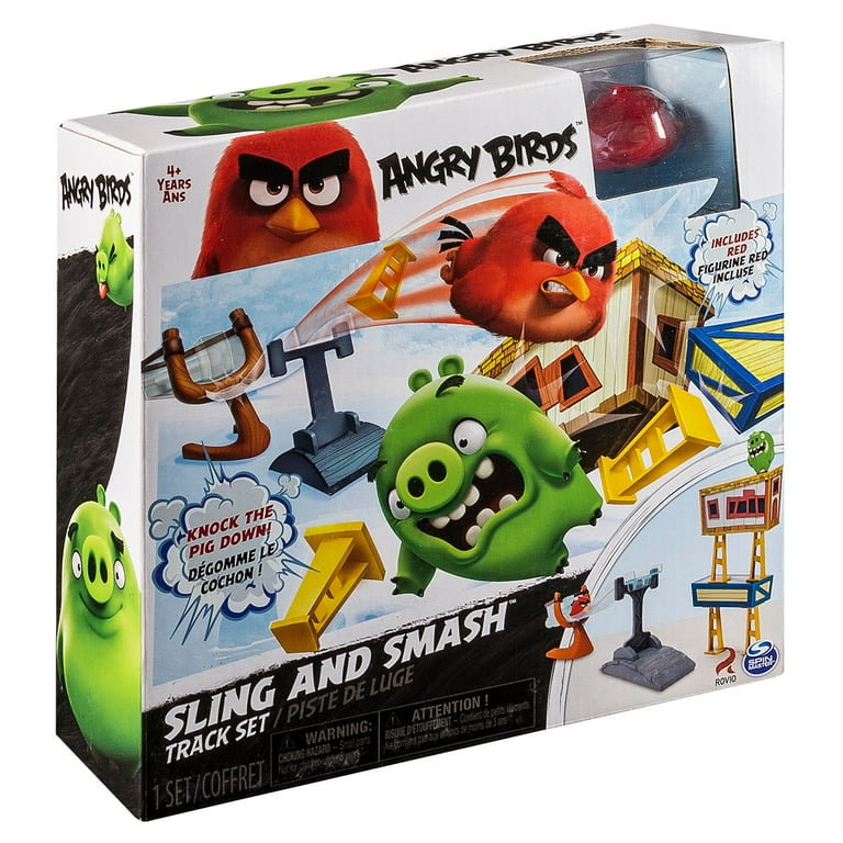 Angry birds sling and smash sales track set