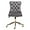 Grey（high Back）, variant on Grey Velvet Home Office Desk Chair with Wheels & Gold Base, Modern Swivel  Office Chair Vanity Chair Task Chair, Upholstered Adjustable Wingback Armless Desk Chair for Home Office,Bedroom,Grey
