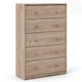 thumbnail image 2 of Pemberly Row 4-Piece Contemporary Wood Bedroom Set, Oak, 2 of 31
