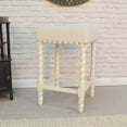 thumbnail image 2 of Carolina Classics Remick 24" Counter Stool Vintage White Linen, 2 of 3