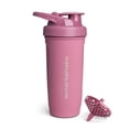 thumbnail image 1 of Smartshake Reforce Botella Coctelera de Proteínas de Acero Inoxidable 900 ml | 30 oz - Tapa roscada a prueba de fugas - Sin BPA - Botella no aislada - Unisex (Rosa profunda), 1 of 5