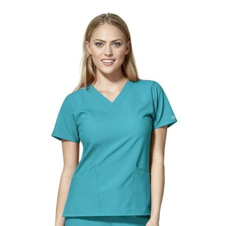 

WonderWink W123 6255-Women s Basic V-Neck Scrub Top