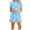 B57 Light Blue Plus Size Summer Dresses Clearance Under $5, variant on Cagogo Casual Polka Dots Swing Flowy Mini T Shirt Dresses for Women Under $10 Summer Short Sleeve Curvy Dresses Crew Neck Tunic Boho White Dresses Clothes