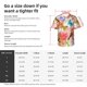 thumbnail image 5 of Balery Flowers And Birds Watercolor Camisas hawaianas de manga corta para hombre, camisas playeras de corte holgado, camisas de vacaciones con botones,Medium, 5 of 7