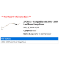 thumbnail image 2 of A/C Hose - Compatible with 2006 - 2009 Land Rover Range Rover 2007 2008, 2 of 2