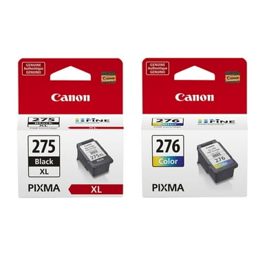 Canon PG-275XL Black Cartridge   CL-276 Color Cartridge for PIXMA TS3520 and TR4720 Printers