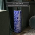 thumbnail image 5 of Red Lantern 24" White Flowers on Blue Umbrella Stand, 5 of 7