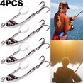thumbnail image 4 of Kuymtek 4 Uds. Herramientas Engranaje Swimbait 5 6 Cm/10g Accesorios Pesca Con Señuelo Artificial (plata 10g), 4 of 4