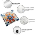 thumbnail image 4 of Outdoor Pillow Covers Waterproof Floral Decorative Throw Cushion Cover Farmhouse Pillows for Bench, Couch, Patio Furniture, 4 of 5