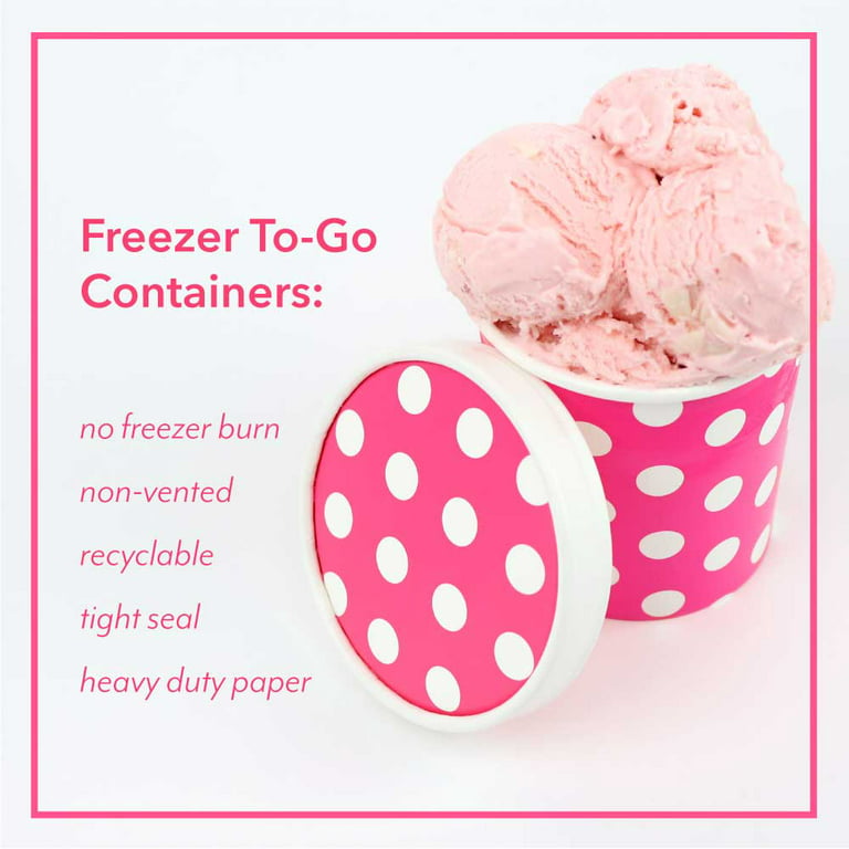 32 oz Ice Cream To-Go Containers - Frozen Dessert Supplies - Frozen Dessert  Supplies