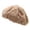 Khaki, variant on Women’s Winter Beret with Loose Ruched Plush Molded Crown for Cafe Visits White