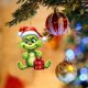 thumbnail image 4 of Adorno para árbol de Navidad Grinch con colgantes de monstruo verde divertidos y bonitos de 8cm para interiores, 4 of 5