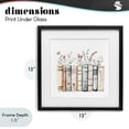 thumbnail image 4 of Stupell Industries Farmhouse Words That Blossom Black Framed Print Under Glass, 13 x 13, by Svetlana Aleynikova, 4 of 8